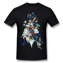 Marškinėliai vyrams Kingdom Hearts 2 - Veikėjų viršelis Medvilniniai Kingdom Hearts marškinėliai Juokingi Anime vyriški marškinėliai Streetwear Harajuku - M... S įvairiaspalvis
