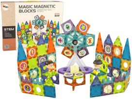 3D magnetinis konstruktorius Lean Toys Ferris Wheel, 155 d.
