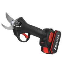 Įkraunamos elektrinės genėjimo žirklės storoms šakoms - Galingas ličio akumuliatorius 88VF Two Batteries One Charger black
