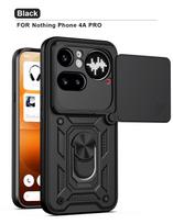 Compatible with Nothing Phone4A Pro Shunjia Sliding Window Phone Case, Phone 3A Stand Shockproof Protective Case Nothing Phone4APro juoda