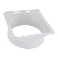 Portable Air Conditioner Exhaust Hose Connector with Square and Round Ends for Fit and Efficient Heat Dissipation