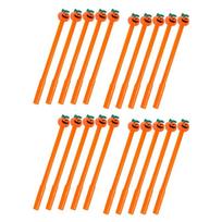 Pumpkin Shape Pens 0.5mm Black Gel Ink Pens Quick-Drying Halloween Neutral Pens 1