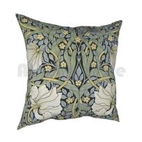 William MorrisPimpernel Design Pillow Case Printed Home Soft DIY Pillow Cover William Morris Pimpernel Stylish Cool Trendy 30x30cm 12x12in black
