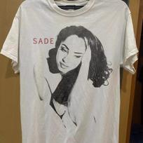 Sade Album Basic Style Graphic White Tee Unisex T shirt Reprint S-5XL XL black