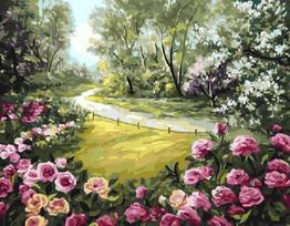 Deimantinio meno peizažas Deimantinio meno mozaikos kryžminio dygsnio rinkinys Deimantinis siuvinėjimas Kalnų krištolų tapyba 40*50cm white