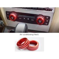 AC knob Volumn knob for BMW E90 3 Series 2005-2012 Car Styling Aluminium alloy Air conditioning Volume knob Covers sidabras