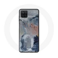 Coque pour Samsung Galaxy A22 4G Fond de texture abstraite gris pilka