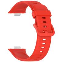 Silikoninis dirželis HUAWEI watch Fit 3 laikrodžiui Apyrankės Pakeitimas Sportinis Laikrodžio Dirželis HUAWEI watch Fit 3 Juostos Priedai For HUAWEI watch Fit 3 raudona