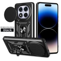 For Poco X7 5G Case Shockproof Armor Magnetic Holder Ring Case For Xiaomi PocoX7 Poko Little X7 X 7 Lens Protect Cover For Poco X7 5G žalia