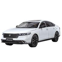 Large 1/18 HONDA Eleventh Accord Alloy Diecast Model Sound Light Pull Back Vehicle Toy Display Ornament Kids Collect Hobby Gift balta