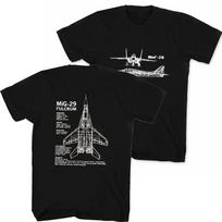MiG29 Original Technical Documentation Blueprint TShirt 100 Cotton ONeck Short Sleeve Casual Mens Tshirt Size S3XL S