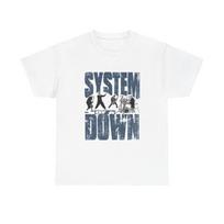 System Of A Down Graphic T Shirt Vintage Rock Band Unisex Heavy Cotton Tee L