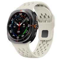 Sport Silicone Straps For Samsung Galaxy Watch Ultra Strap 47mm Accessories breathable correa Bracelet Galaxy Watch 7 ultra band Galaxy Watch Ultra