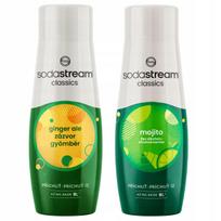2x Syrup for the SODASTREAM Saturator Ginger + Mojito Mojito CONCENTRATE
