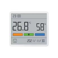 CYCLI-LCD Digital Temperature Humidity Meter Electronic Clock Indoor Outdoor Thermometer Hygrometer Weather Sensor New žalia