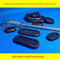 Rubber Oval Grommet Cable Entry Seal - Dustproof Protective Cover 19*35