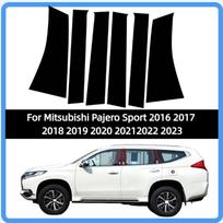Fit For Mitsubishi Pajero Sport 2016 2017 2018     Gloss Black Pillar Post Door Trim Sticker Window Decora bright black