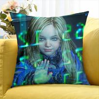 Cool Game Diana P-Ragmata Hugh Various Sizes Square Pillow Case For Car Home Bedchamber Decor Peach skin 18*18(CM)-1Pcs