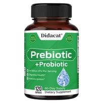 Prebiotikas + Probiotikas 4,4 mlrd. KSV, 120 kapsulių Virškinimo sveikatos papildas 120PCS