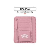 AABMC1 Car Sun Visor Card Holder Sunglasses Ticket Card Holder for Kia Sportage Ceed Picanto Rio ProCeed Niro 5 3 4 K7 K5 K8 K3 Ray K9