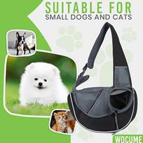 Shoulder Crossbody Bag Outdoor Travel Dog Cat Carrier Bag Pet Strap Shoulder Bag Pet Carrying Bag Sling Carrier Bag S
