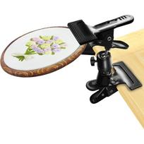 A60zmetal Embroidery Hoop Holder-Adjustable Table Clamp Stand Clip, 360° Rotation For DIY, Embroidery Crafting Tool For Tabletop juoda