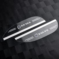 qhtnw8 Car Rearview Mirror Rain Eyebrow Sun Visor Rainproof Cover Sticker for Volvo XC90 S60 XC60 V70 S80 S40 V50 V40 V60 XC70 XC90