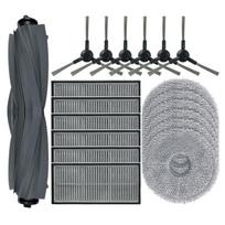 A84X-For Dreame L10s Pro Ultra Heat, X30 Ultra, X30 Pro Replacement Accessories Main Side Brush Filter Mop Dust Bag