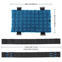 Reusable Ice Pack Flexible Foldable Ice Bag Shoulder Wrap Cooling Gel Pack for Back Shoulders Arms Legs Elbow Ankle Neck Hip mėlyna