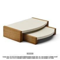 Solid Wood Jewelry Display Stand Ring & Bangle Display Board Luxury Jewelry Organizer