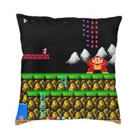 Arcade Donkey Kong vaizdo žaidimų pagalvėlės užvalkalas 40x40 cm FC konsolės minkštas aksominis mielas pagalvės užvalkalas automobilinei sofai 30x30cm 12x12in gray