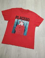 Grupės Geras Muzikos PLACEBO Marškinėliai Medvilniniai Unisex Marškiniai S Iki 3XL Unisex Marškinėliai S red