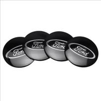 Automobilio lipdukas 4 vnt. 56 mm automobilio ratlankio centrinis dangtelis Metaliniai emblemos lipdukai Ford ST Focus 2 3 Mondeo Kuga Fiesta MK7 Escort Edge C-