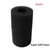 5pcs Foam Sponge Filter Inlet Sleeve Mesh Shrimp Nets Special Shrimp Cylinder Filter Inflow Inlet Protect Aquarium Accessories Inner Dia. 10mm