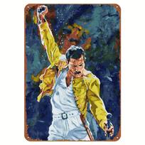 Freddie retro metalinės skardinės ženklas   Retro muzikos sienų dekoras Puikus namams/barui aluminum 20x30cm