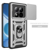 For Redmi Note 15 Pro Case Redmi Note 15 Pro 4G 5G Cover Magnetic Ring Holder Armor Phone Case Slide Camera Protect Back Cover Redmi note 15 Pro 4G
