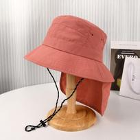 UPF 50+ Anti-UV Fishman Hat Waterproof Wide Brim Sun Hat Portable Foldable Bucket Hat  Camping rožinė