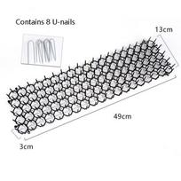 Saugokite savo kates ir šunis nuo laipiojimo mūsų saugių plastikinių dyglių katėms atbaidymo kilimėliu 13x49cm white