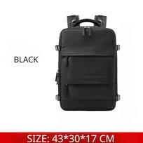 OUTWALK Didelės Talpos Daugiafunkcinis Bagažo Krepšys Vidurinės Mokyklos Moksleiviams Unisex Lauko Sporto Kelioninis Kuprinė Sportinis Krepšys 43*30*17cm juoda