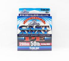 Sunline P.E Line Cast Away 200m P.E 3.5 50lb (4920) mėlyna