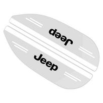2 vnt. Automobilio galinio vaizdo veidrodėlio lipdukas Lietaus antakis Automobilio šoninio veidrodėlio apsauga nuo lietaus Jeep Renegade Wrangler JK JL Grand Cherokee Compass Patriot ir kt. balta