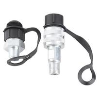 Hydraulic Quick Connect Coupling M16x1.5 Male Female Cr Plated Steel Coupler for High Pressure Hose with Check Valve M16x1.5