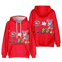 New The Amazing Digital Circus Printed Hoodies Graphic Pullover Casual Streetwear Unisex Clothing XS