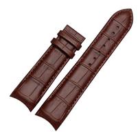 22mm 23mm 24mm Curved End Calfskin Watch Strap For Tissot Watch Belt 1853 COUTURIER T035627A T035407A T035439 Men's Strap 22mm