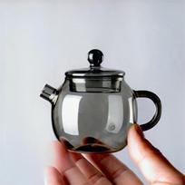 150ml Black Small Capacity Kung Fu Glass Teapot Tea Utensils Tea Making Tools Tea Infuser Teaware Afternoon Tea Small Tea Pot juoda
