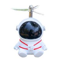 Creative Astronaut Duck Bike Decoration with Propeller MTB Motorbike Scooter Handlebar Decro Accessories Resin Kids Bike balta