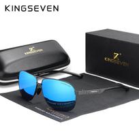 KINGSEVEN Prekės ženklo Klasikiniai Vyriški Saulės Akiniai Vyrams Madingi Poliarizuoti UV400 Retro Akiniai Lauko Važiavimui Atsitiktiniai Aukštos Kokybės Akiniai Other gray