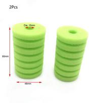 Smulkių porų akvariumo filtro kempinė akvariumo žuvų bakui, oro siurbliui, skimeriui, biocheminis kempinės filtras, akvariumo bio filtras 2 vnt. 48x80mm