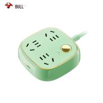 BULL Retro 3-Outlet Power Strip with Master Control CN plug (adapter included)