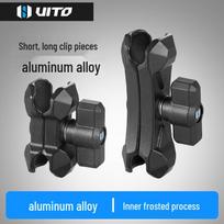 Mini 5.5CM Figure Stand Joint with 25mm Short Linkage Ball Head Rod Clip 5.5cm Short Clip - Black